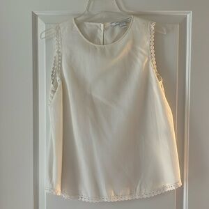 White Diane von Furstenberg Top